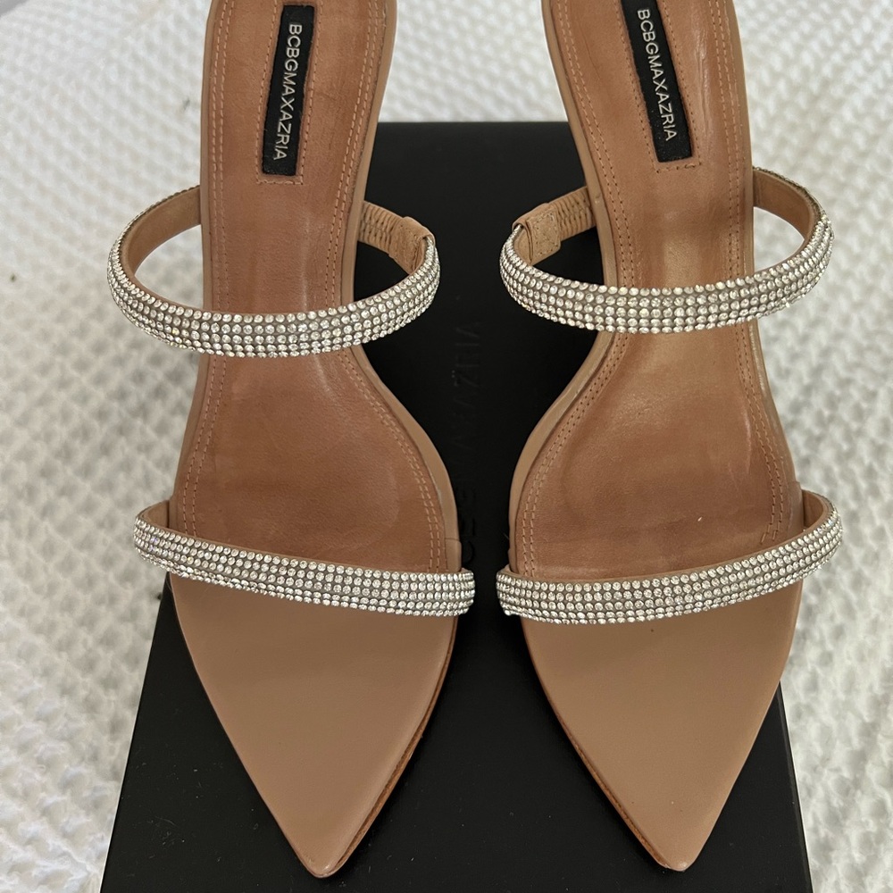 BCBG Palomino Rhinestone Heels Size 9.5 - worn once